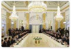 Prime Minister Vladimir Putin holds talks with Premier of the State Council of the People’s Republic of China Wen Jiabao