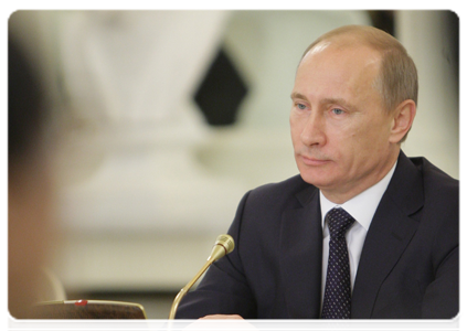 Prime Minister Vladimir Putin during negotiations with Premier of the PRC State Council Wen Jiabao|23 november, 2010|13:50