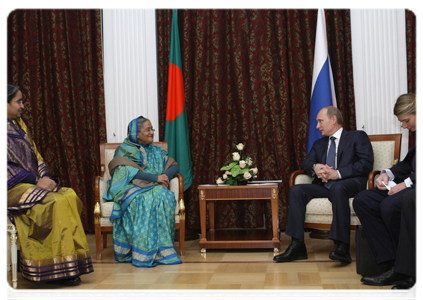 Prime Minister Vladimir Putin meeting with Bangladesh Prime Minister Sheikh Hasina|23 november, 2010|20:09