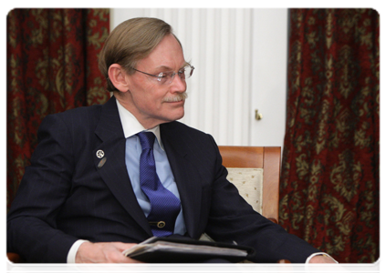 World Bank President Robert Zoellick meeting with Prime Minister Vladimir Putin|23 november, 2010|20:48