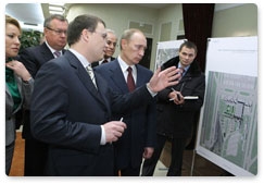 Prime Minister Vladimir Putin participates in groundbreaking ceremony for a new terminal in St. Petersburg’s Pulkovo Airport