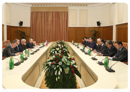 Prime Minister Vladimir Putin at Russian-Tajik negotiations|25 november, 2010|16:49