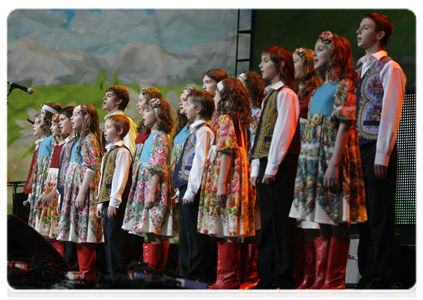 An international charity concert in St. Petersburg, organized in  support of Russia’s efforts to combat childhood cancer and eye disease|10 december, 2010|23:09