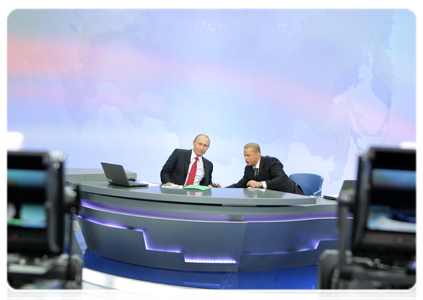Special TV programme “Conversation with Vladimir Putin: To Be Continued”|16 december, 2010|13:17