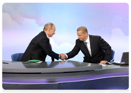 Special TV programme “Conversation with Vladimir Putin: To Be Continued”|16 december, 2010|17:20