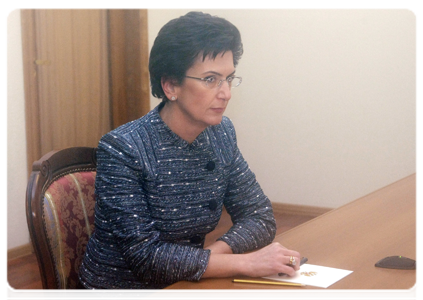 Leader of the Democratic Movement – United Georgia party at a meeting with Prime Minister Vladimir Putin|21 december, 2010|16:58