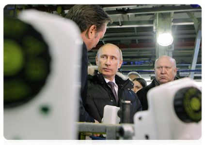 Prime Minister Vladimir Putin visiting GAZ Group during a working trip to Nizhny Novgorod|23 december, 2010|18:23