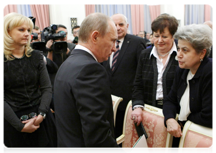 Prime Minister Vladimir Putin after the signing ceremony for the general agreement between trade unions, employer associations and the government for 2011-2013|29 december, 2010|15:32