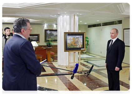 Prime Minister Vladimir Putin wishes Russians a happy New Year|31 december, 2010|09:31