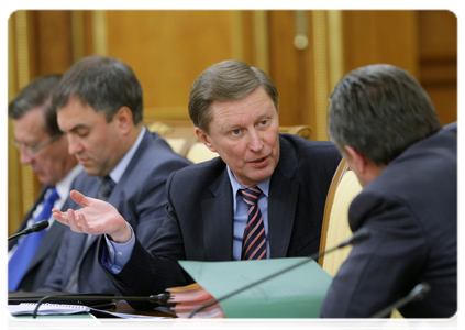 Deputy Prime Minister Sergei Ivanov at a Government meeting|7 december, 2010|17:02