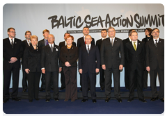 Председатель Правительства Российской Федерации В.В.Путин, находящийся с рабочим визитом в Финлядской Республике, принял участие в Саммите действий по Балтийскому морю-2010|10 февраля, 2010|17:30