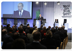 Председатель Правительства Российской Федерации В.В.Путин, находящийся с рабочим визитом в Финлядской Республике, принял участие в Саммите действий по Балтийскому морю-2010|10 февраля, 2010|19:10