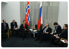 Prime Minister Vladimir Putin meeting with his Norwegian counterpart Jens Stoltenberg|10 february, 2010|21:08