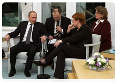 Prime Minister Vladimir Putin meeting with Finnish President Tarja Halonen|10 february, 2010|21:57