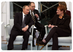 Prime Minister Vladimir Putin meeting with Finnish President Tarja Halonen|10 february, 2010|21:57