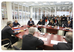 Prime Minister Vladimir Putin at the Sollers automobile plant during his trip to Naberezhnyye Chelny. The Sollers plant produces vehicles for the Italian carmaker Fiat|11 february, 2010|20:49