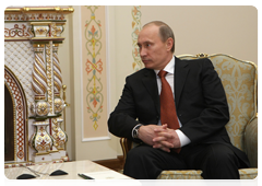 Prime Minister Vladimir Putin meets with the President of the Republic of Kazakhstan Nursultan Nazarbayev|15 february, 2010|19:08