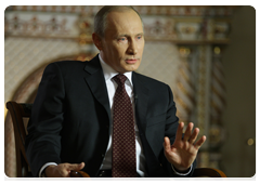 Prime Minister Vladimir Putin gives an interview to the authors of the documentary film Anatoly Sobchak: Ten Years On by the Russia 1 national television channel|19 february, 2010|23:00