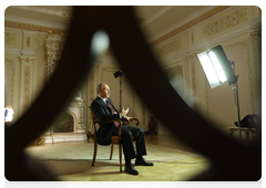 Prime Minister Vladimir Putin gives an interview to the authors of the documentary film Anatoly Sobchak: Ten Years On by the Russia 1 national television channel|19 february, 2010|23:00