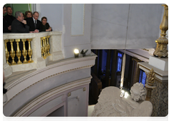 Председатель Правительства Российской Федерации В.В.Путин, находящийся с рабочей поездкой в Санкт-Петербурге, посетил Михайловский (Инженерный) замок|21 февраля, 2010|14:02