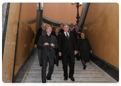 Председатель Правительства Российской Федерации В.В.Путин, находящийся с рабочей поездкой в Санкт-Петербурге, посетил Михайловский (Инженерный) замок|21 февраля, 2010|14:35