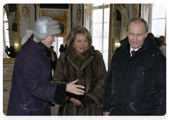 Председатель Правительства Российской Федерации В.В.Путин, находящийся с рабочей поездкой в Санкт-Петербурге, осмотрел павильон «Эрмитаж» в Царском Селе|21 февраля, 2010|18:43
