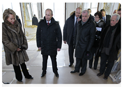 Председатель Правительства Российской Федерации В.В.Путин, находящийся с рабочей поездкой в Санкт-Петербурге, осмотрел павильон «Эрмитаж» в Царском Селе|21 февраля, 2010|18:50