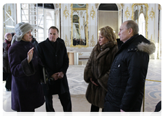 Председатель Правительства Российской Федерации В.В.Путин, находящийся с рабочей поездкой в Санкт-Петербурге, осмотрел павильон «Эрмитаж» в Царском Селе|21 февраля, 2010|18:53