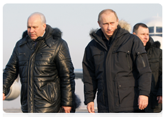 Prime Minister Vladimir Putin arrived at the Siberian Federal District for a working trip|24 february, 2010|09:37