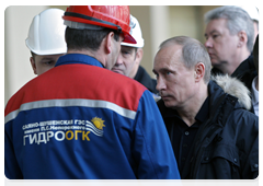 Prime Minister Vladimir Putin visiting the Sayano-Shushenskaya Hydroelectric Power Plant|24 february, 2010|09:46