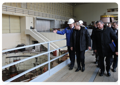 Prime Minister Vladimir Putin visiting the Sayano-Shushenskaya Hydroelectric Power Plant|24 february, 2010|09:46