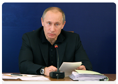 Prime Minister Vladimir Putin chairs a meeting on investment in the power industry|24 february, 2010|10:57