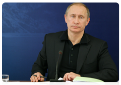 Председатель Правительства Российской Федерации В.В.Путин провел совещание по инвестиционной программе электроэнергетики|24 февраля, 2010|10:57