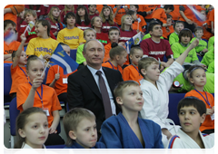 Председатель Правительства Российской Федерации В.В.Путин посетил тюменский спортивный комплекс «Центр дзюдо»|26 февраля, 2010|20:01