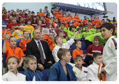 Председатель Правительства Российской Федерации В.В.Путин посетил тюменский спортивный комплекс «Центр дзюдо»|26 февраля, 2010|20:01