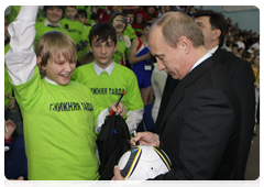 Председатель Правительства Российской Федерации В.В.Путин посетил тюменский спортивный комплекс «Центр дзюдо»|26 февраля, 2010|20:02