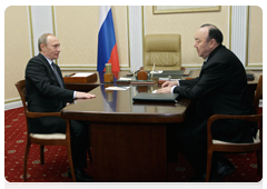 Prime Minister Vladimir Putin with Bashkir President Murtaza Rakhimov|8 february, 2010|22:00