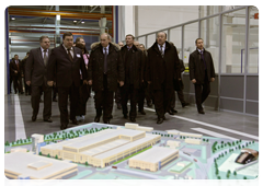 Prime Minister Vladimir Putin visiting the Ufa Transformer Plant, Russia’s largest transformer manufacturer, whose first production line is currently being commissioned|8 february, 2010|22:58