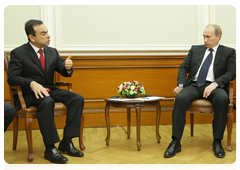 Prime Minister Vladimir Putin meeting with Renault-Nissan President Carlos Ghosn|1 march, 2010|20:09