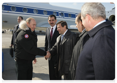 Председатель Правительства Российской Федерации В.В.Путин прибыл с рабочей поездкой в Республику Ингушетия|1 марта, 2010|20:43