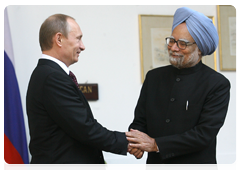 Prime Minister Vladimir Putin held talks with Indian Prime Minister Dr Manmohan Singh|12 march, 2010|17:30