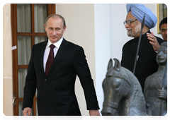Prime Minister Vladimir Putin held talks with Indian Prime Minister Dr Manmohan Singh|12 march, 2010|17:30