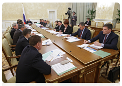 Председатель Правительства Российской Федерации В.В.Путин провел заседание Президиума Правительства Российской Федерации|17 марта, 2010|19:14