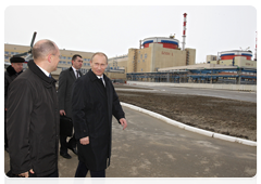 Prime Minister Vladimir Putin commissions second power unit at Volgodonsk Nuclear Power Plant|18 march, 2010|18:24