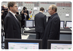 Prime Minister Vladimir Putin commissions second power unit at Volgodonsk Nuclear Power Plant|18 march, 2010|18:24