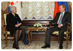 Prime Minister Vladimir Putin holding talks with Croatian Prime Minister Jadranka Kosor|2 march, 2010|15:03