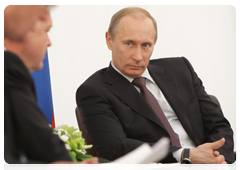 Председатель Правительства Российской Федерации В.В.Путин провел рабочую встречу с Премьер-министром Дании Л.Лёкке Расмуссеном|22 марта, 2010|17:20