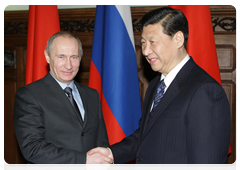Prime Minister Vladimir Putin meets with Chinese Vice President Xi Jinping|23 march, 2010|15:42