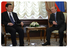 Prime Minister Vladimir Putin meets with Chinese Vice President Xi Jinping|23 march, 2010|16:03