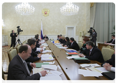 Prime Minister Vladimir Putin chairs meeting of the Government Presidium|24 march, 2010|21:10